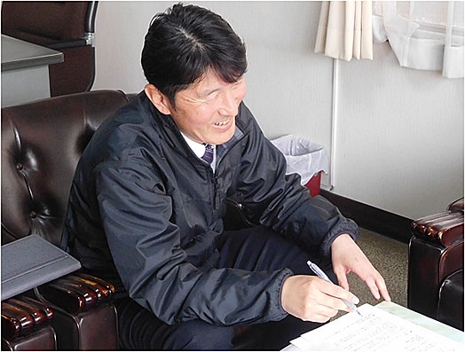 寄居町商工会　杉山事務局長