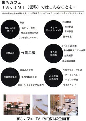 まちカフェＴＡＪＩＭＩ企画書