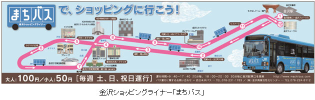 金沢ショッピングライナー「まちバス」