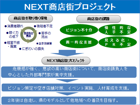 （NEXT商店街プロジェクト骨子）